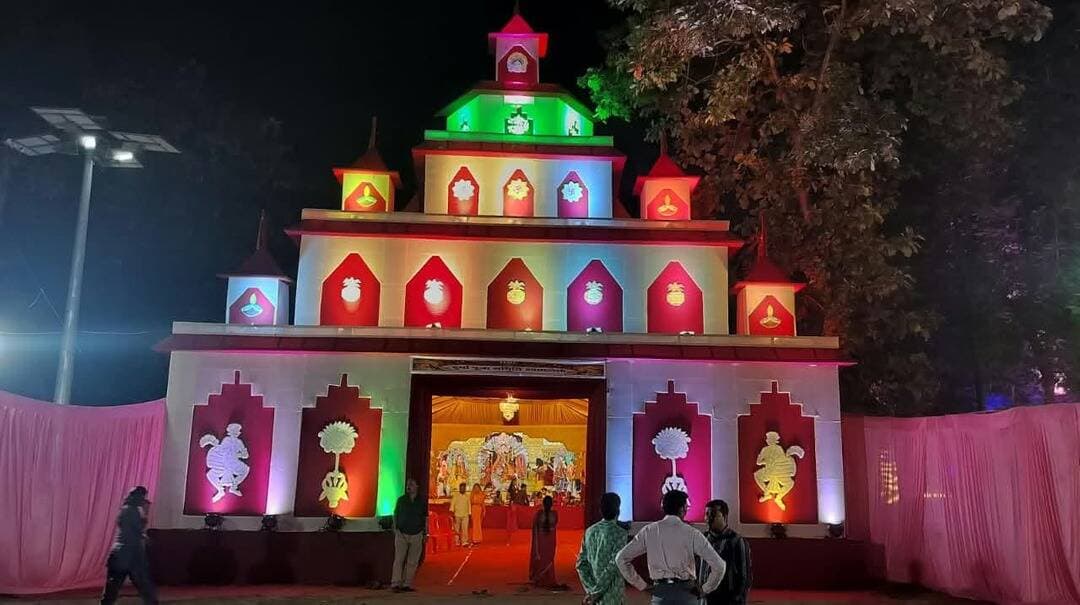 दुर्गा पूजा समिति श्याम टोली सिमडेगा