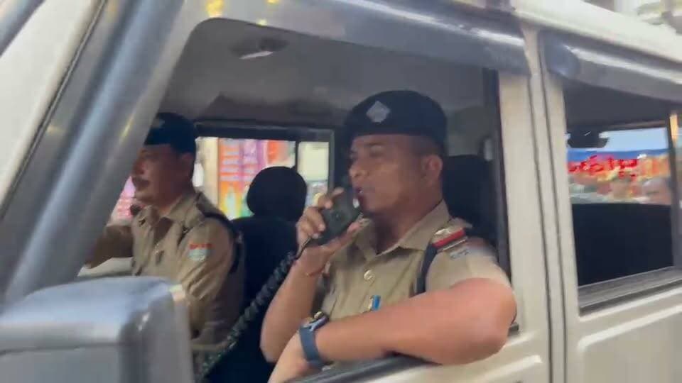 हरिद्वार पुलिस ने अतिक्रमणकारियों को आगाह किया।