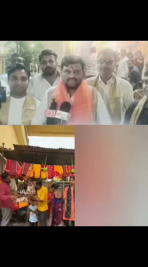 श्री मां वैष्णो दरबार गढ़ी हरसरू मंदिर में मां वैष्णो का आशीर्वाद लेने मंदिर पहुंचे नवीन गोयल।