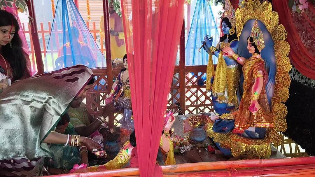 प्राणपुर: कटिहार के प्राणपुर में दुर्गा पूजा पर अखण्ड हरिनाम संकीर्तन का आयोजन