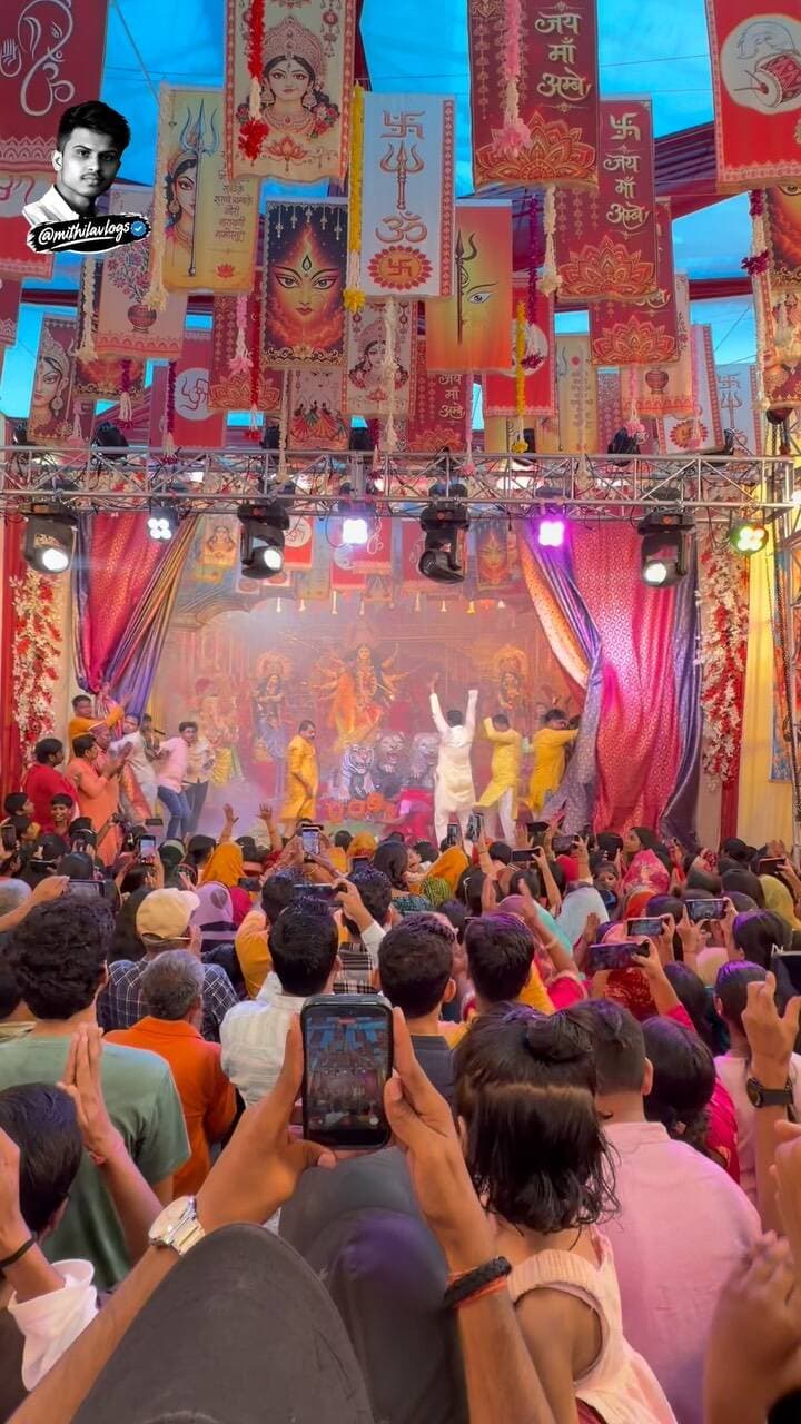 DURGA PUJA || #darbhanga #durgapuja #viral #trendingnow #navratrivibes❤️