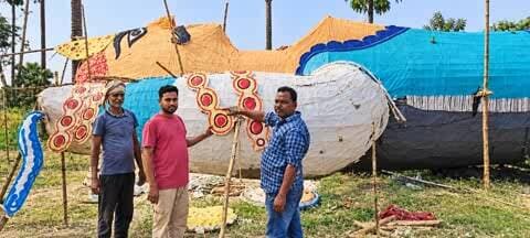 मोतिहारी: पूर्वी चंपारण में 75 फीट ऊंचे रावण पुतले का दहन किया जाएगा