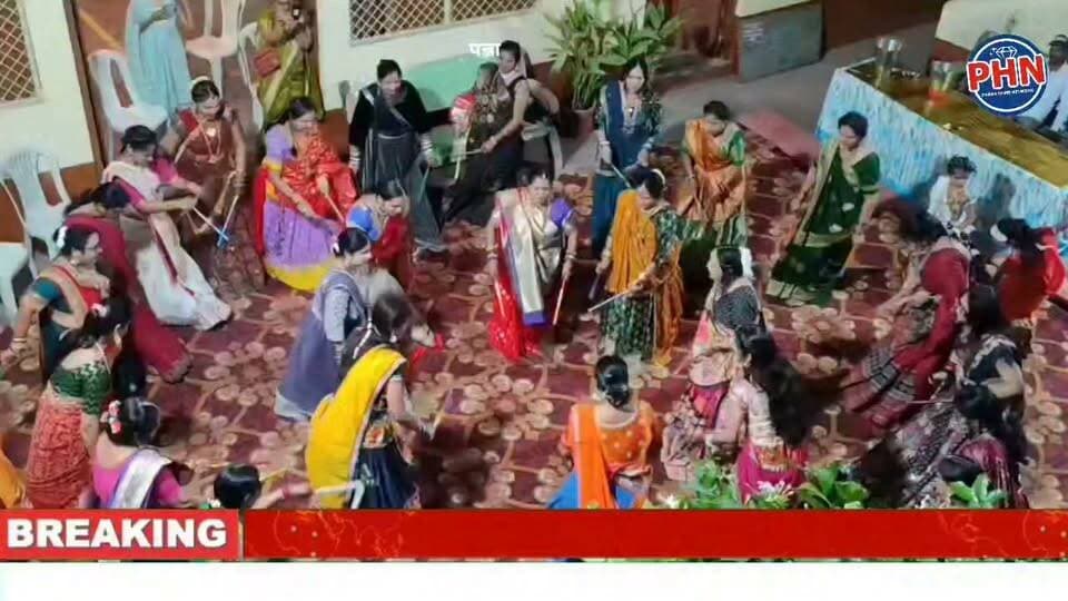 श्री चित्रगुप्त मंदिर में कायस्थ महिला मंडल ने धूमधाम से मनाया गरबा महोत्सव,भजन संध्या के बाद महिलाओं ने पारंपरिक वेशभूषा में किया गरबा नृत्य, प्रसाद वितरण के साथ हुआ समापन
