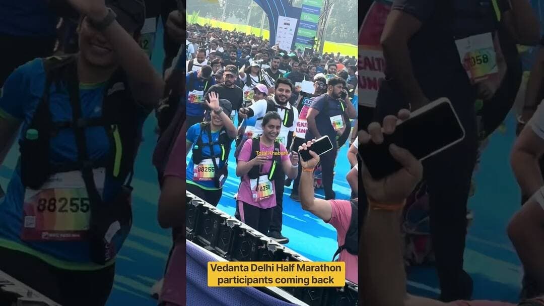 Vedanta Delhi Half Marathon #breakingnews #alegacymovesforward #halfmarathon #delhi #sports #breakin