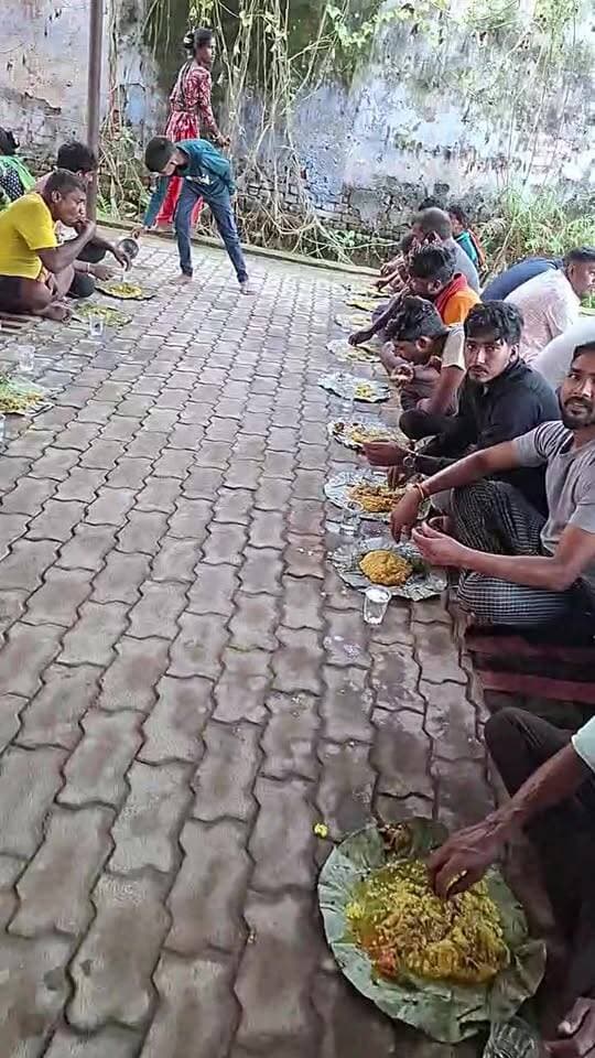 श्री श्री श्याम नारायण शौंडिक धर्मशाला में भोग-प्रसाद वितरण प्रारंभ