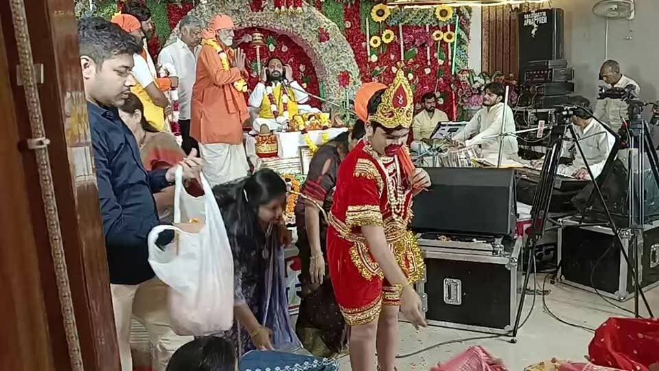 रामकथा ,,राजश्री बैंकेट हाल में आज अंतिम दिन।