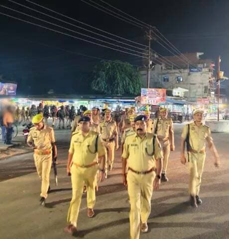 धनघटा: संतकबीरनगर में दशहरा और दुर्गा विसर्जन के दौरान सुरक्षा कड़ी