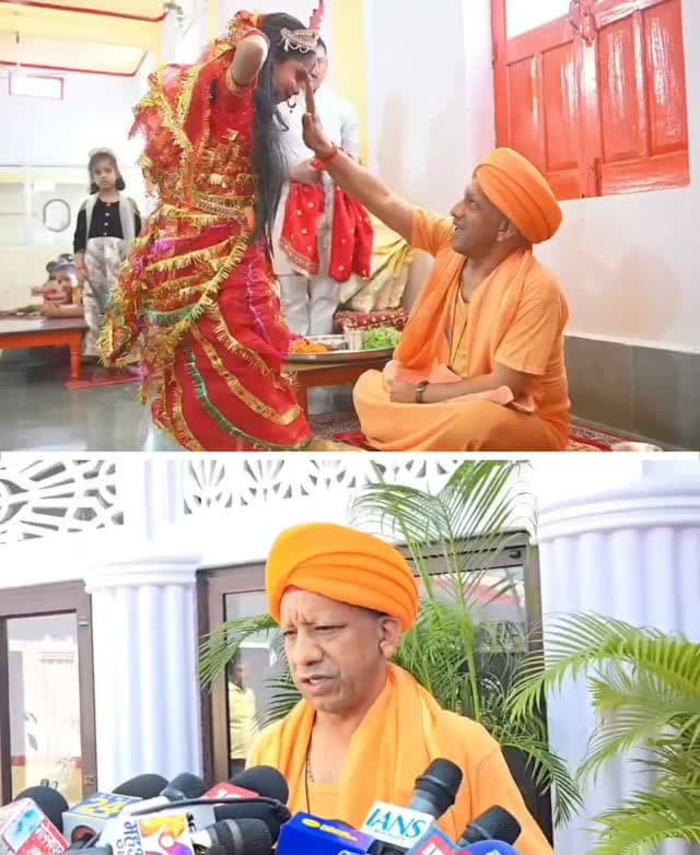 पावन शारदीय नवरात्रि की महानवमी के अवसर पर @myogi.adityanath श्री गोरखनाथ मंदिर में शक्ति स्वरूपा कन्याओं के पूजन किया ।
जगज्जननी माँ दुर्गा का आशीष सभी प्रदेश वासियों पर बना रहे, हर घर-आंगन में शांति, समृद्धि, आरोग्यता का वास हो, की प्रार्थना की ।
#voicebharat24 #yogiadityanath #goraknath #गोरखनाथ #गोरखपुर