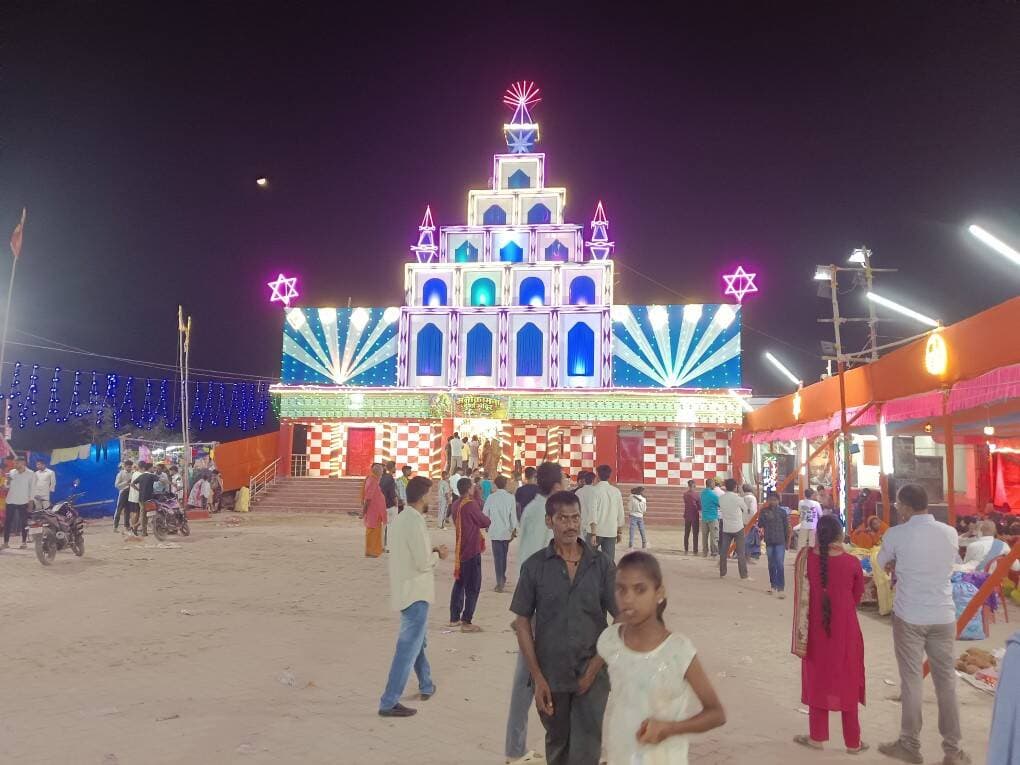 मनोकामना दुर्गा मंदिर गोखले नगर विष्णुपुर, बलिया बेगूसराय।