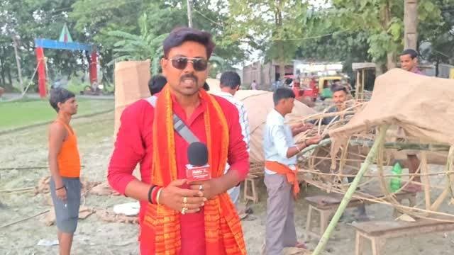 पुसा, मोरसंड हाई स्कूल के पास बच्चों ने 35-40 फीट का बना दिया विशाल रावण #samastipur #bihar #viral #trendingreels #trendingnow