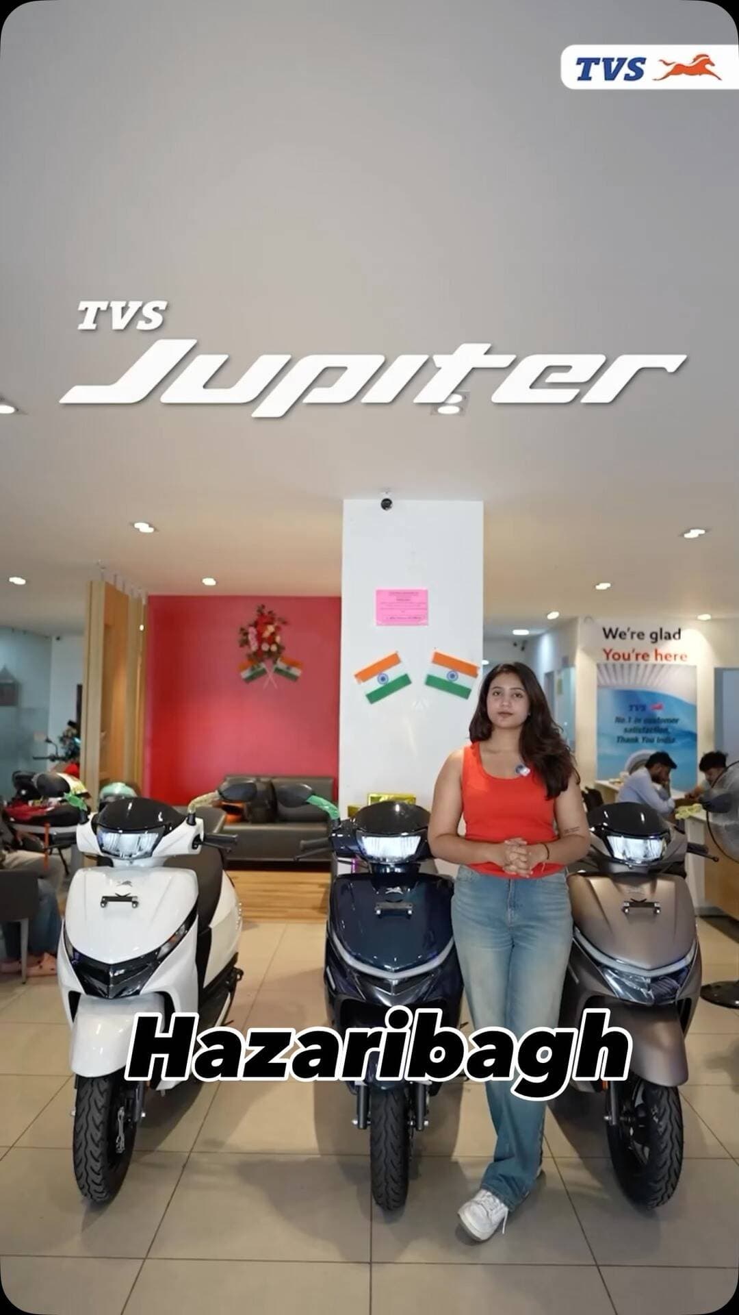 Your next favourite ride could be the best gift this festive season! 🎁
Choose TVS Jupiter for comfortable everyday journeys or TVS NTORQ for a sporty riding experience. Celebrate with a new scooter and exciting festive offers.
📍Visit Kush TVS today!
#kushtvs #festiveoffer #tvs #hazaribagh #jharkhand