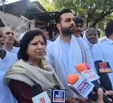 महेंद्रगढ़: हरियाणा कांग्रेस ने चुनाव आयोग पर पक्षपात का आरोप लगाते हुए निकाला रोष मार्च