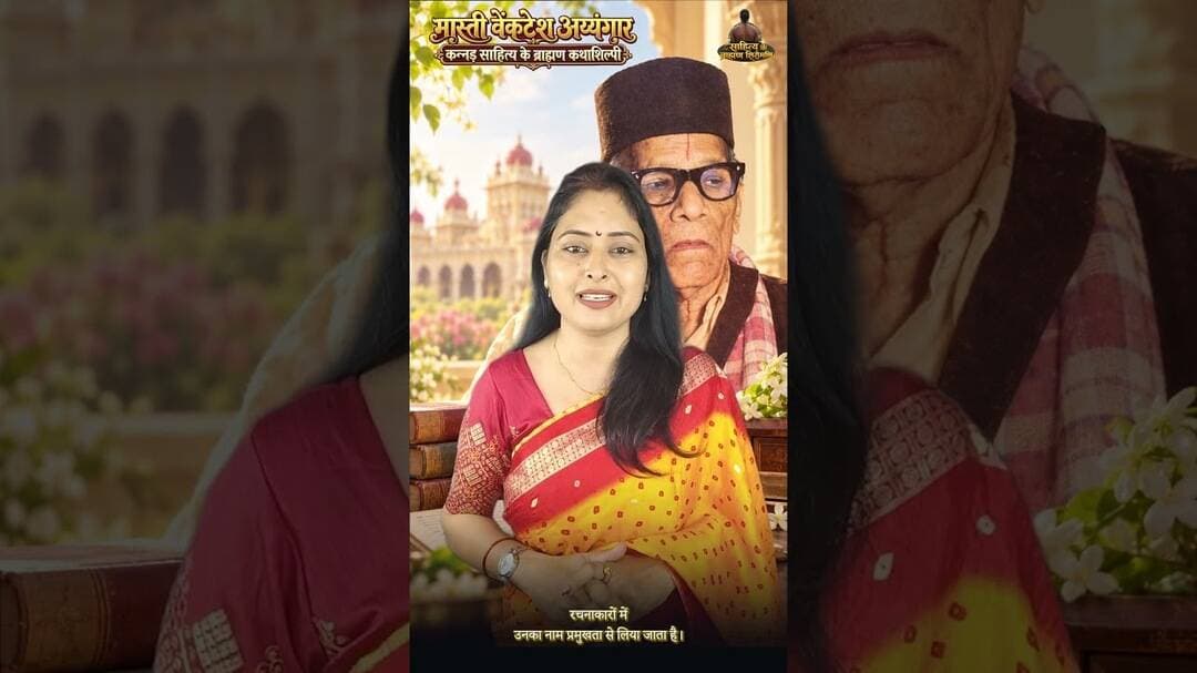मास्ति वेंकटेश अय्यंगार: कन्नड़ साहित्य के ब्राह्मण कथाशिल्पी।#brahminshiromani #divyagauravtripathi