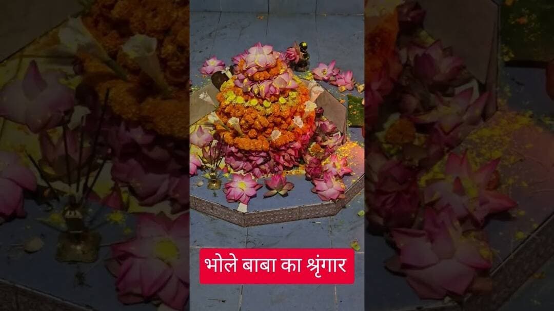 चलत कुंडलम भ्रू सुनेत्रम विशालं प्रश्ननानंम नीलकंठम दयालं #shiv #bholenath #viral #trending
