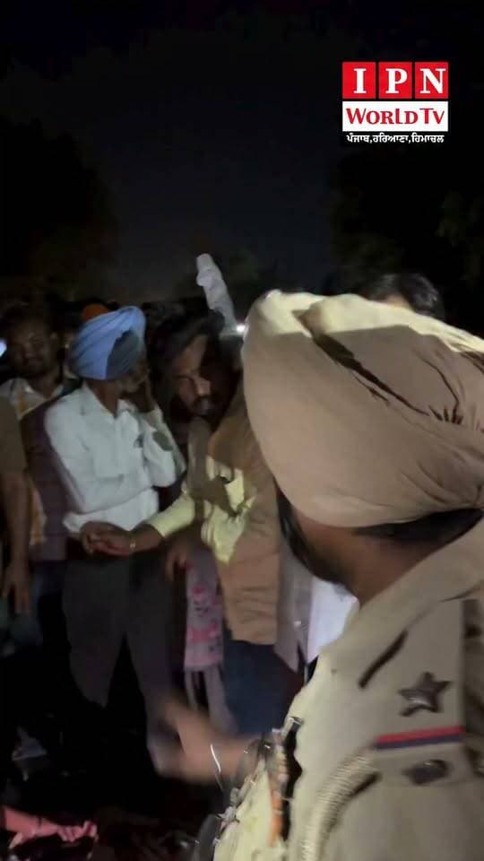 ਮਜ਼ਦੂਰਾਂ ਦੇ ਹੱਕਾਂ ਨੂੰ ਲੈ ਕੇ ਪੁਲਿਸ ਦੇ ਨਾਲ ਤਿੱਖੀ ਬਹਿਸ