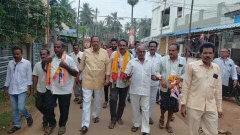 మామిడికుదురు: మగటపల్లి ఎన్డీఏ అభ్యర్థుల ప్రకటన: ఎన్నికల ప్రచారానికి శ్రీకారం