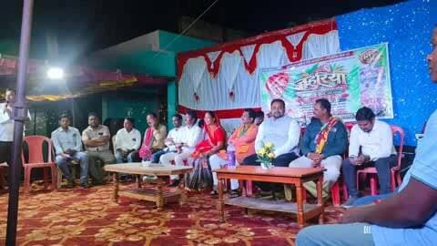 बसना: शारदीय नवरात्र में बड़े साजापाली के दुर्गा चौक पर ओमप्रकाश चौधरी का विशेष प्रवास