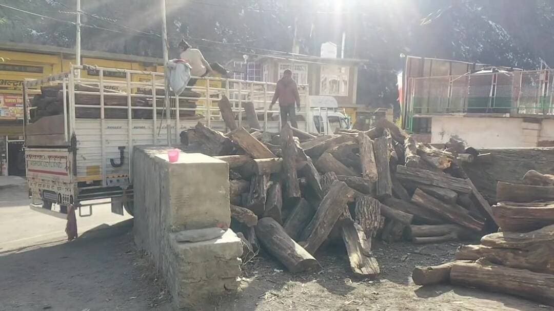 उदयपुर: झालमा डिपो में सर्दियों के लिए बालन लकड़ी की आपूर्ति शुरू