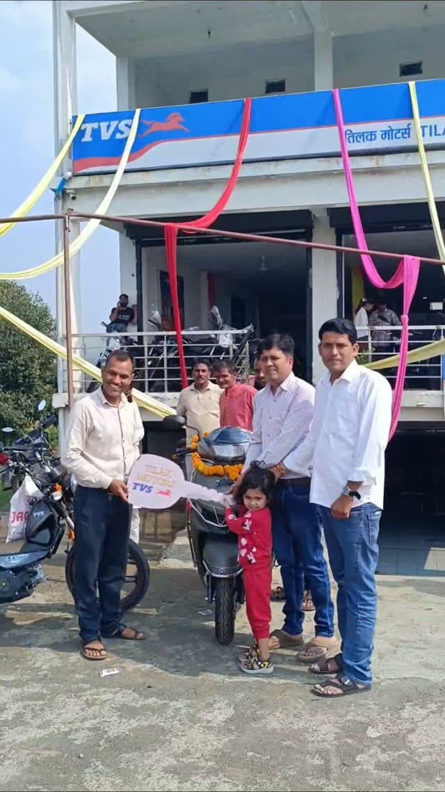 विजयादशमी पर ईश्वर की कृपा से एक ओर नए वाहन का आगमन हुआ।
TVS Jupiter