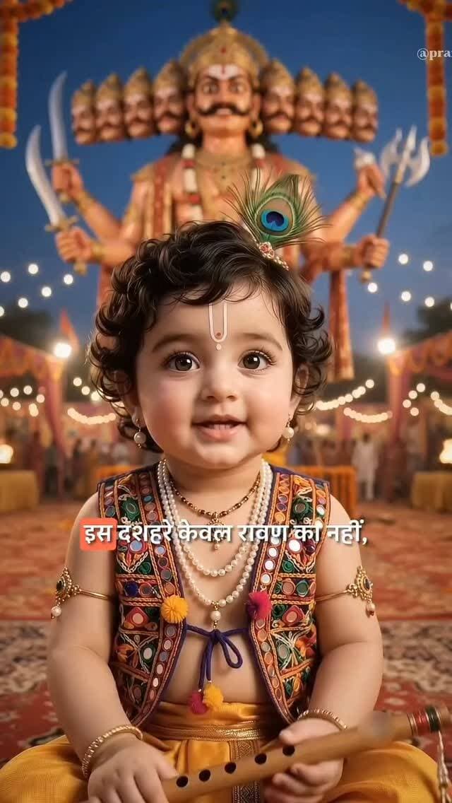 विजय दशमी की हार्दिक शुभकामनाएँ 🙏🚩🚩 . . . . #aivideo #vijaydashmi #happydussehra #aireels #virulreels