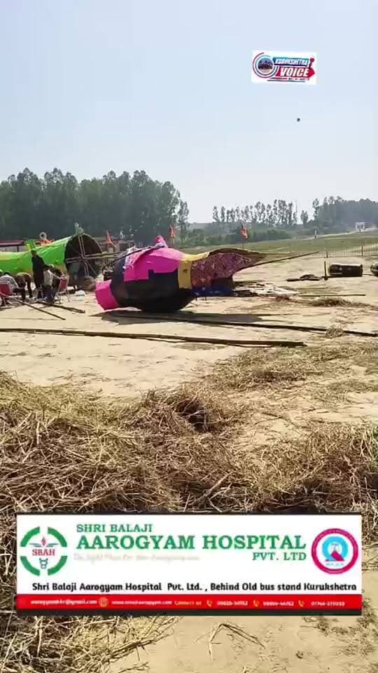 धर्मक्षेत्र दशहरा कमेटी की दशहरा महोत्सव को लेकर तैयारियां पूरी, फतेहचंद गांधी ने रावण की हंसी निकल कर बांधा समां
#kurukshetravoice