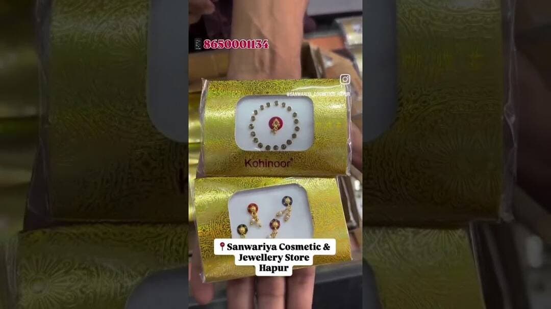 Kashmiri Bindi 📍 Sanwariya Cosmetic & Jewellery Store Hapur865000113484399248247906823073