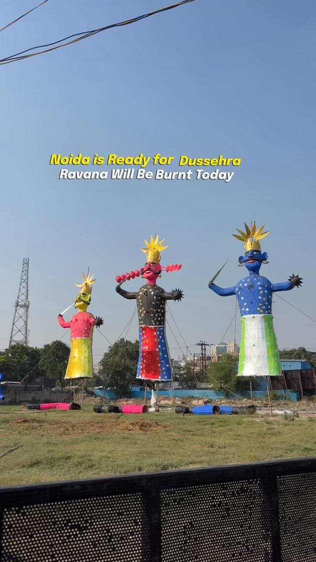 🔥 NOIDA, ARE YOU READY FOR RAVAN DAHAN? 🔥
The wait is over! 🎉 Dussehra is here, and Noida is all set to witness the spectacular tradition of Ravana Dahan! 🏹🔥
✨ The sky will light up, the crowds will cheer, and good will triumph over evil!
📍 Where are you watching Ravana Dahan in Noida today? Tell us your location in the comments! 👇
❤️ Tag your friends and family who are joining the celebrations, and share this with every Noida resident!
Follow for more local updates from Noida & Greater Noida! 📲
#Noida #RavanDahan #Dussehra2026 #NoidaEvents #GreaterNoida NoidaUpdates DussehraCelebration FestivalOfIndia
