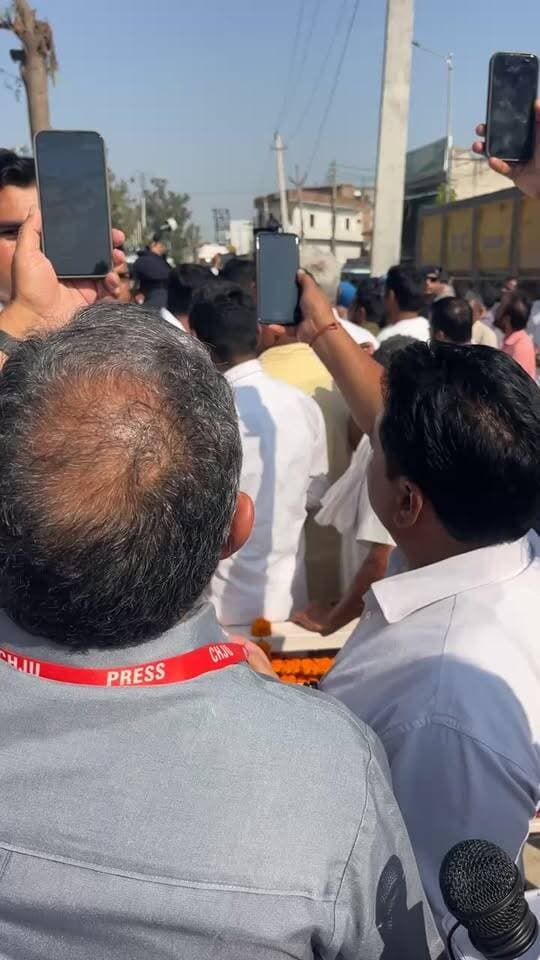 मुख्यमंत्री नायब सैनी पहुंचे लाड़वा सभी को दशहरा पर्व की हार्दिक बधाई एवं शुभकामनाएँ दी और महाराज सुरसैनी चौक का किया लोकार्पण राम लीला स्थान पर कार्यक्रम श्री राम जी की श्रद्धा पूर्वक पूजा-अर्चना -आरती की