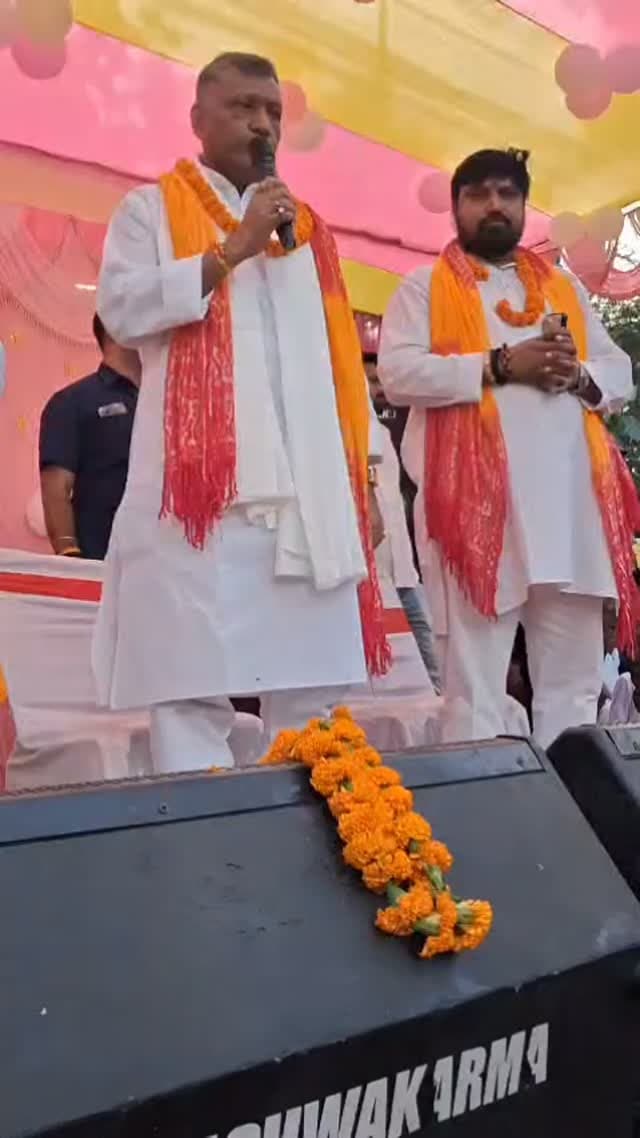 अरवल महेदिया दुर्गा पूजा में शामिल हुए पूर्व मंत्री, कांग्रेस के वरिष्ठ नेता अखिलेश शर्मा #Mahendiya