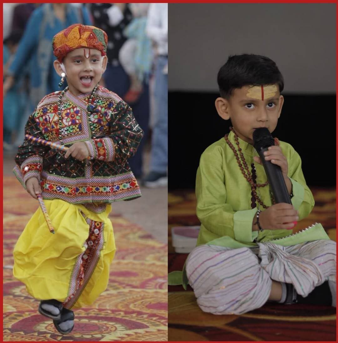 <nis:link nis:type=tag nis:id=स्कूली nis:value=स्कूली nis:enabled=true nis:link/> बच्चों ने बिखेरी <nis:link nis:type=tag nis:id=सांस्कृतिक nis:value=सांस्कृतिक nis:enabled=true nis:link/> छठा <nis:link nis:type=tag nis:id=हुनर nis:value=हुनर nis:enabled=true nis:link/> की दर्शकों ने जमकर की सराहना
<nis:link nis:type=tag nis:id=मां nis:value=मां nis:enabled=true nis:link/> श्री <nis:link nis:type=tag nis:id=कुंजापुरी nis:value=कुंजापुरी nis:enabled=true nis:link/> मेले के समापन पर स्थानीय स्कूली बच्चों और उभरते बाल कलाकारों ने अपनी शानदार डांस परफॉर्मेंस, गायन और वादन से समां बांध दिया। जहाँ एक तरफ नन्हे-मुन्ने बच्चों द्वारा उत्तराखंड के पारंपरिक लोकनृत्यों पर मनमोहक ग्रुप डांस प्रस्तुत किया गया, वहीं दूसरी तरफ स्थानीय बच्चों ने सुरीली आवाज में सुंदर लोकगीत गाए और खुद ही वाद्य यंत्र बजाकर अपनी बेहतरीन म्यूजिशियन स्किल्स का लोहा मनवाया। बच्चों के इस बहुमुखी हुनर और अद्भुत कला की पंडाल में मौजूद हर एक दर्शक ने खड़े होकर जमकर सराहना की। मुख्य अतिथि और मेला समिति द्वारा इन सभी प्रतिभावान बच्चों का विशेष रूप से उत्साहवर्धन करते हु उन्हें पुरस्कार देकर सम्मानित किया गया।