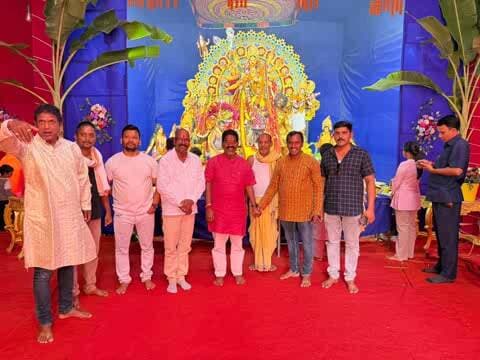 କେନ୍ଦୁଝର ସଦର: ମଣ୍ଡୁଆରେ ମା’ ଦୁର୍ଗତି ନାଶିନୀଙ୍କ ଦର୍ଶନ କଲେ ସାଂସଦ ଅନନ୍ତ ନାୟକ