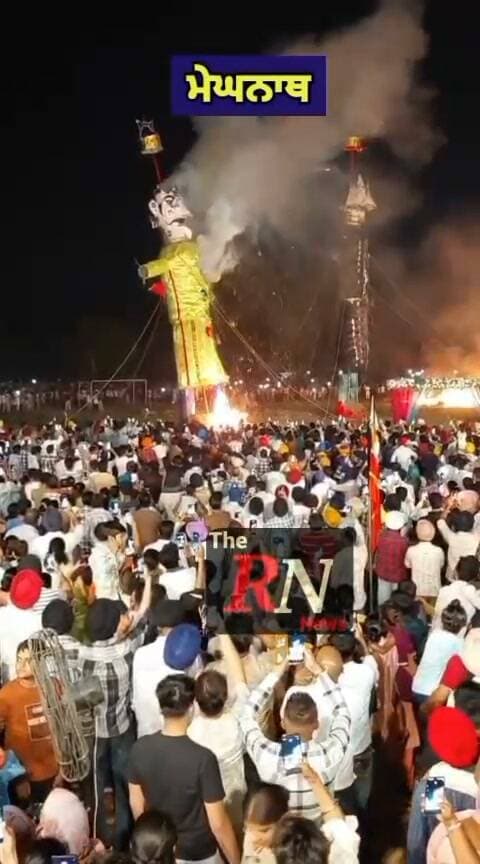 ਬਟਾਲਾ ਤੋਂ ਰਾਵਣ, ਮੇਘਨਾਥ,ਕੁੰਭਕਰਨ ਦੈਹਣ ਦੀਆਂ ਤਸਵੀਰਾਂ