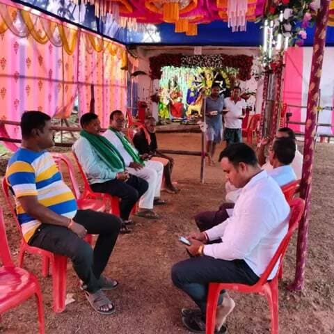 ଉଦଳା: କପ୍ତିପଦାର ବିଭିନ୍ନ ପୂଜା ମଣ୍ଡପ ବୁଲିଲେ ପୂର୍ବତନ ବିଧାୟକ ଶ୍ରୀନାଥ ସୋରେନ