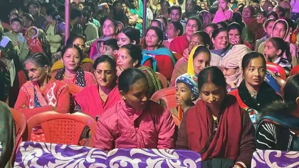 श्री जालपा कला मंच सेरु द्वारा किया जा रहा दशहरे का आयोजन