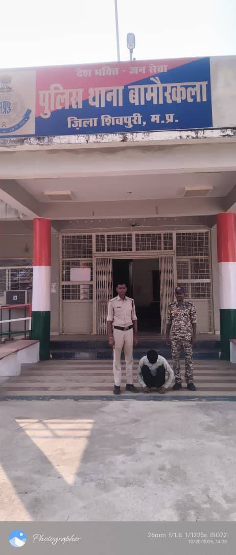 शिवपुरी- पुलिस थाना बामौरकलां द्वारा वारंट तामीली कार्यवाही करते हुये प्रकरण क्रमांक आरसीटी/34/2019 में 03 साल से फरार स्थाई वारंटी भरत लोधी को गिरफ्तार कर न्यायालय पेश किया।