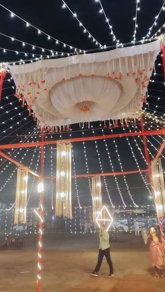 रेलवे दुर्गा पूजा समिति द्वारा स्थापित माता की दिव्य प्रतिमा ..