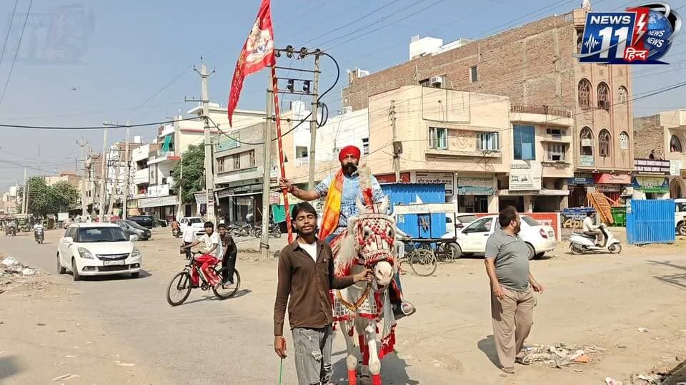 सिरसा नेहरू पार्क स्थित रामा क्लब द्वारा दशहरे पर निकाली गई शोभायात्रा #viral #trendingnow #news #sirsa #haryana