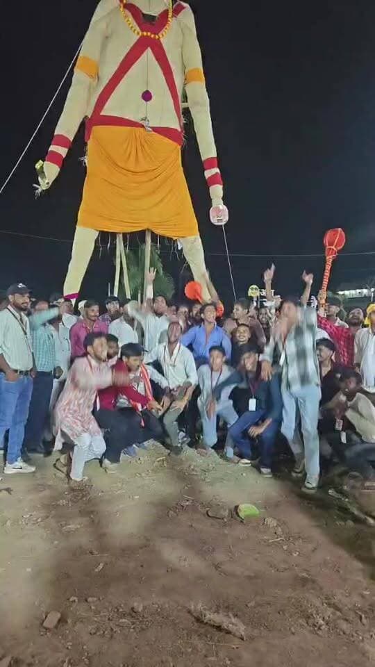 रावण दहन कार्यक्रम सूर्यपुरा बड़ा तालाब छात्र संघ सूर्यपुरा बांग्ला चौक