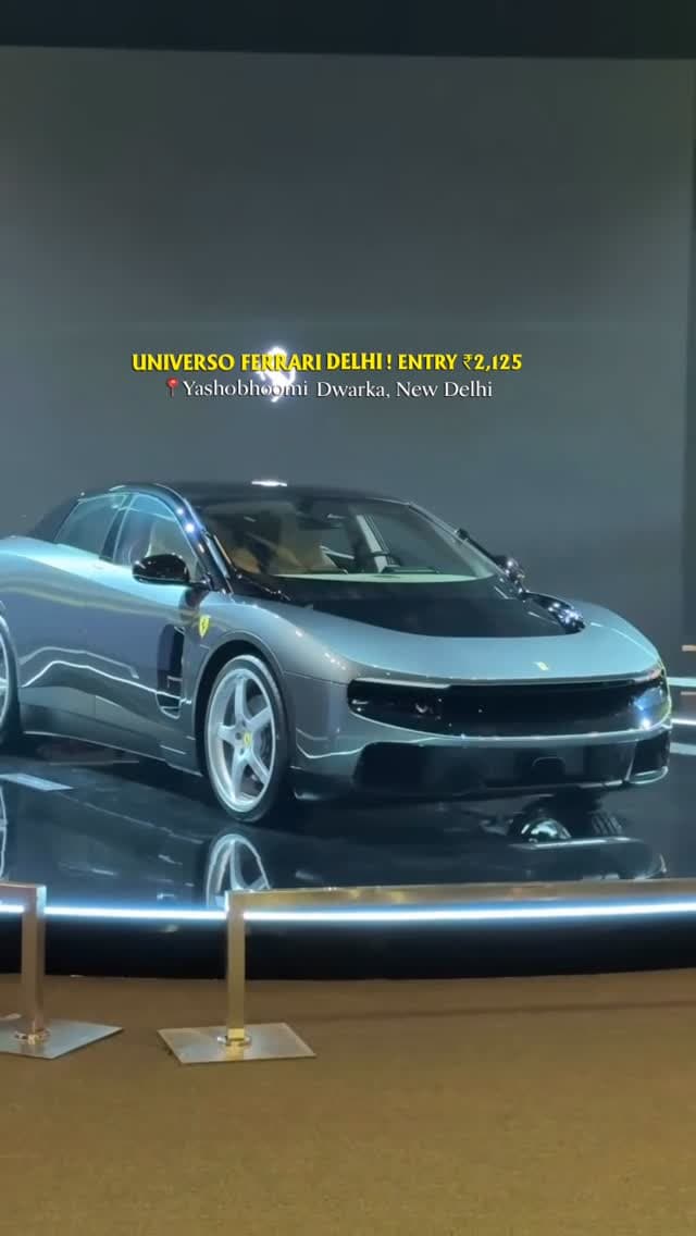🏎️ Universo Ferrari India Is in Delhi! 🔥
🎟️ Entry Fee: ₹2,125 onwards
📅 Dates: 19 October – 1 November 2026
📍 Location: Yashobhoomi, Dwarka, New Delhi
Experience the world of Ferrari, iconic supercars and legendary racing machines under one roof! 🏁❤️
Book your tickets online before visiting.
🚇 Nearest Metro Station: Yashobhoomi Dwarka Sector 25 Metro Station (Airport Express Line)
📍 Universo Ferrari, Yashobhoomi, Dwarka, New Delhi.
Universo Ferrari Delhi, Universo Ferrari India 2026, Ferrari exhibition Delhi, Ferrari event Delhi, Ferrari cars Delhi, Ferrari show Dwarka, Yashobhoomi events, Delhi events 2026, supercar exhibition India, luxury cars Delhi, Ferrari experience India, things to do in Delhi, Delhi weekend plans, Dwarka events, Delhi Diaries, Ferrari tickets Delhi, Universo Ferrari tickets, Delhi NCR events, supercars India, Ferrari lovers.
#noida #insta #instagram #explorepage #instagood