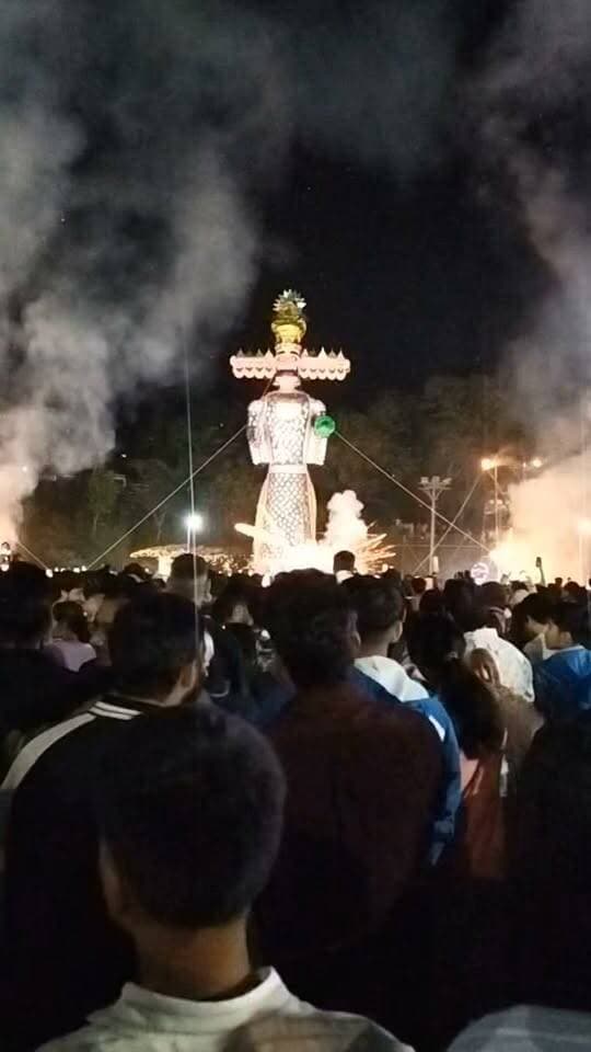 Ravan Dahan Dharamshala Police Ground Live: बुराई का अंत, देखें पुतला दहन का पूरा वीडियो!