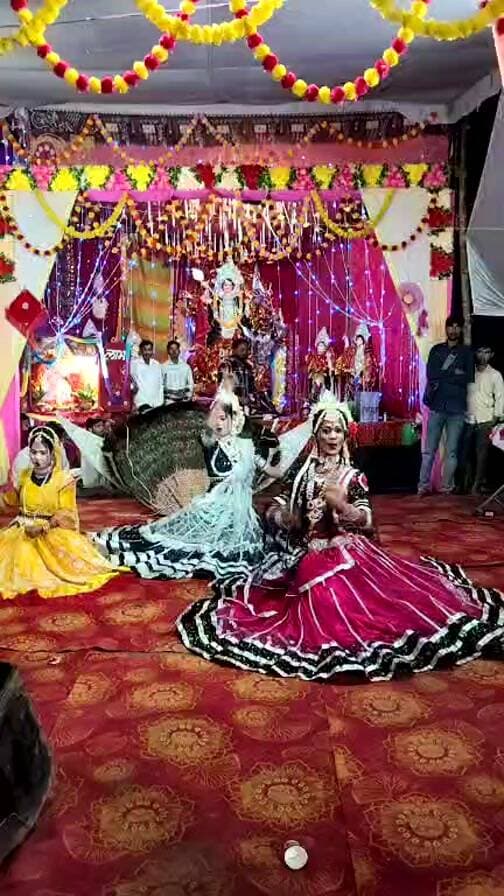 झांकी - ग्राम हजारा में जागरण के कार्यक्रम का आयोजन।