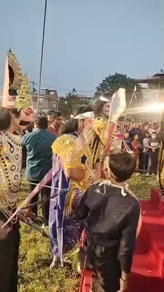 #रामनगर में रावण पुतला दहन,#श्री राम -रावण संग्राम