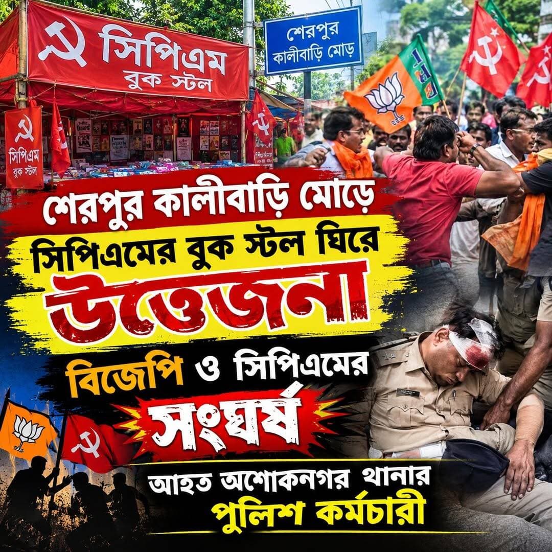 শেরপুর কালীবাড়ি মোড়ে সিপিএমের বুক স্টল ঘিরে উত্তেজনা বিজেপি ও সিপিএমের সংঘর্ষ আহত অশোকনগর থানার পুলিশ কর্মচারী । <nis:link nis:type=tag nis:id=tv6বাংলা nis:value=tv6বাংলা nis:enabled=true nis:link/> <nis:link nis:type=tag nis:id=fpyシviralfypシ゚viralシalシ nis:value=fpyシviralfypシ゚viralシalシ nis:enabled=true nis:link/> <nis:link nis:type=tag nis:id=reelsviralシ nis:value=reelsviralシ nis:enabled=true nis:link/> <nis:link nis:type=tag nis:id=ভাইরাল nis:value=ভাইরাল nis:enabled=true nis:link/> <nis:link nis:type=tag nis:id=fyp nis:value=fyp nis:enabled=true nis:link/> <nis:link nis:type=tag nis:id=hashtag nis:value=hashtag nis:enabled=true nis:link/> <nis:link nis:type=tag nis:id=motivation nis:value=motivation nis:enabled=true nis:link/> <nis:link nis:type=tag nis:id=trending nis:value=trending nis:enabled=true nis:link/> <nis:link nis:type=tag nis:id=foryou nis:value=foryou nis:enabled=true nis:link/>