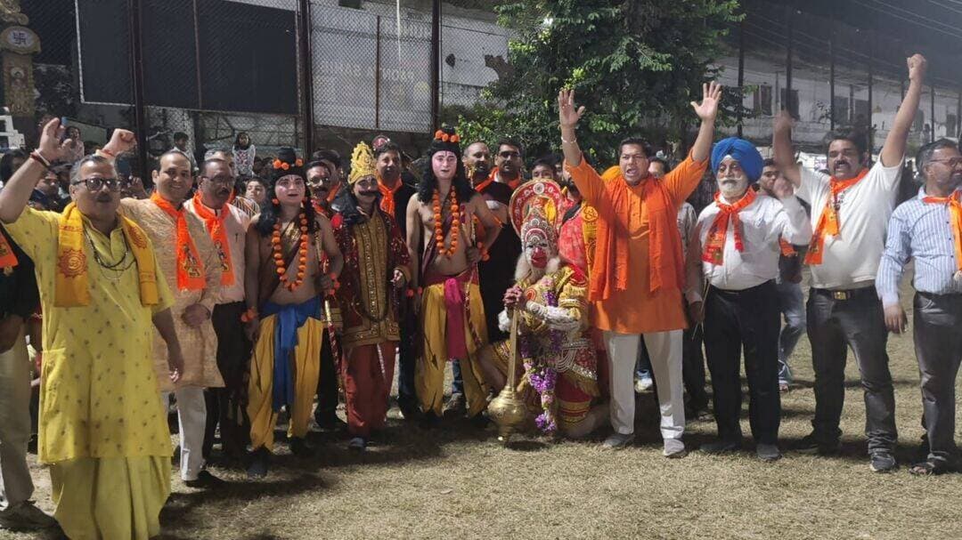 पांवटा साहिब में गूंजा जय श्रीराम,