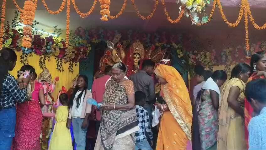 आजन में दशहरा का नजारा