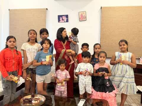 भोपालगढ़: भोपालगढ़ में नवरात्रि की नवमी पर कन्याओं का सामूहिक पूजन