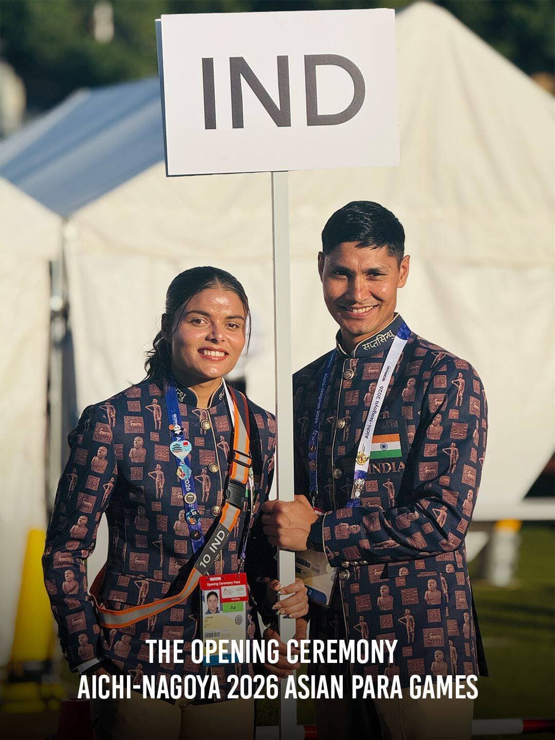 भारत के लिए एक और स्वर्णिम कीर्तिमान! 🥇
गाजियाबाद मोदीनगर की बेटी सिमरन शर्मा ने जापान के आईची-नागोया में आयोजित एशियन पैरा गेम्स 2026 की महिलाओं की 200 मीटर टी12 फाइनल स्पर्धा में नया खेल कीर्तिमान स्थापित करते हुए सिमरन शर्मा ने एक बार फिर स्वर्ण पदक अपने नाम किया।
बहुत बहुत बधाई एवं शुभकामनाएं