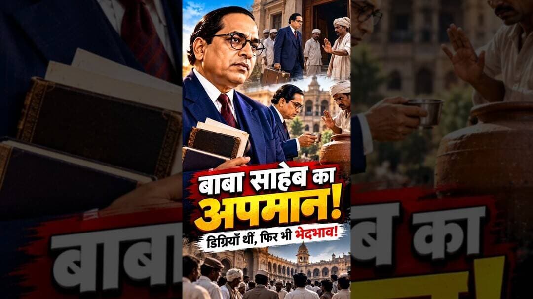 डॉ. अंबेडकर के साथ हुआ ऐसा अपमान! 😢 | बाबा साहेब की संघर्ष कहानी | #JayBhim