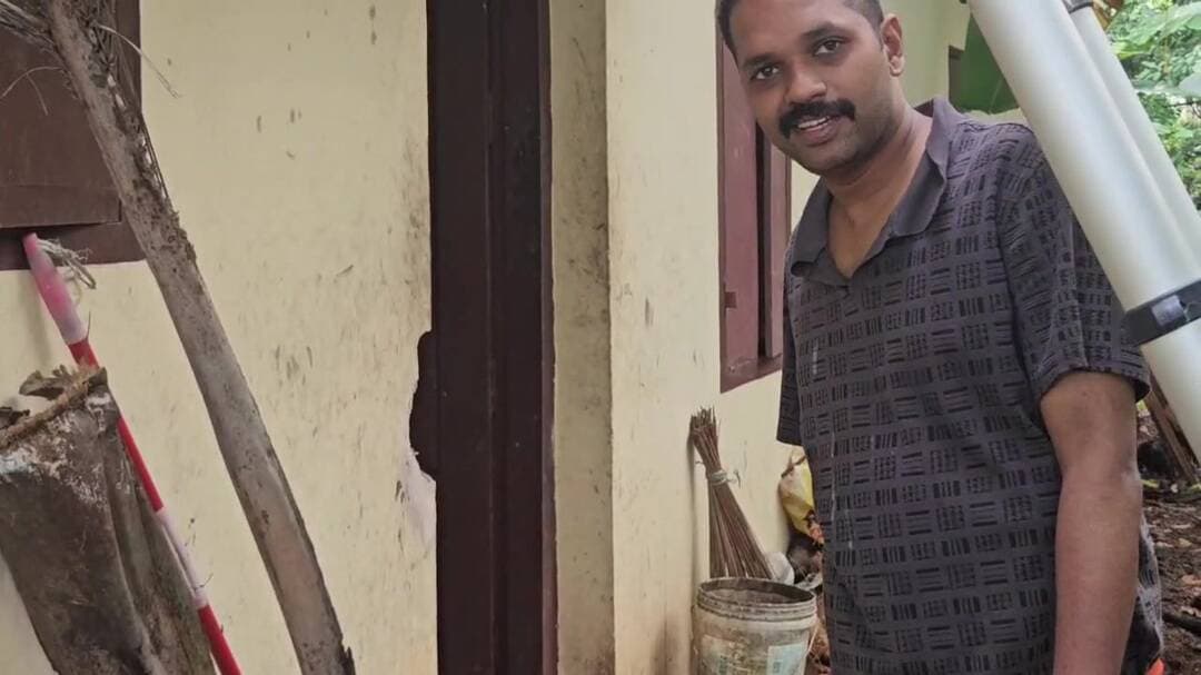 കൊട്ടാരക്കര: എഴുകോണിൽ ഇടിമിന്നലേറ്റ് വീടിന് നാശനഷ്ടം; യുവാവിന് പരിക്ക്