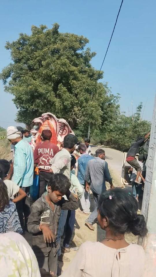 नवरात्रि में माता रानी की विदाई पर उमाह